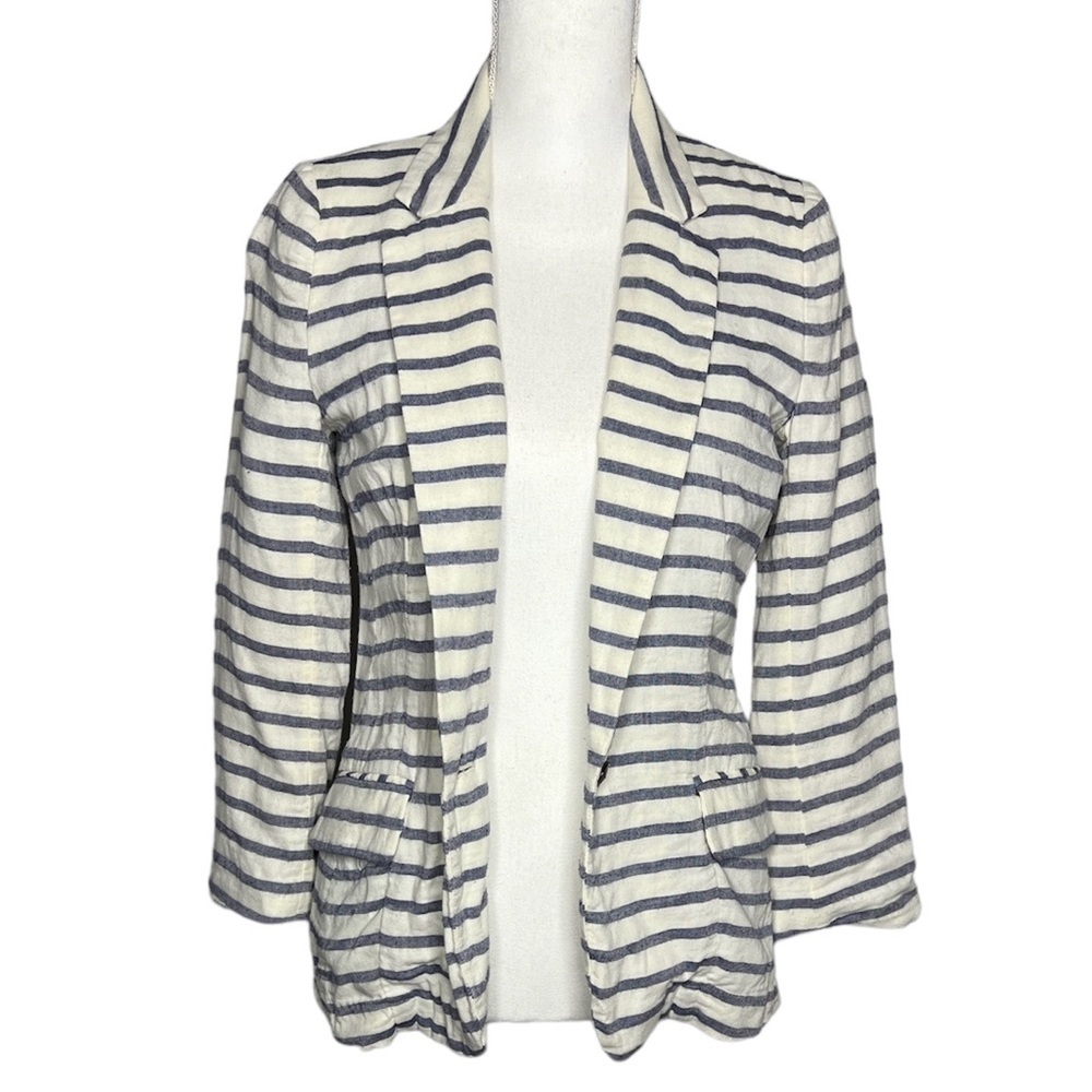 Anthropologie Isabel Sinclair Striped Blazer